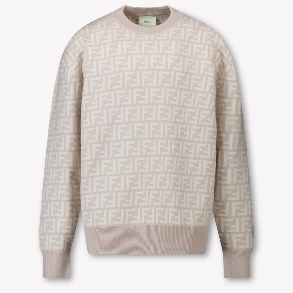 Fendi Enfant Unisexe Pull Gris