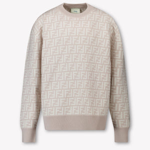 Fendi Enfant Unisexe Pull Gris