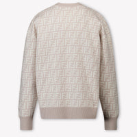 Fendi Enfant Unisexe Pull Gris