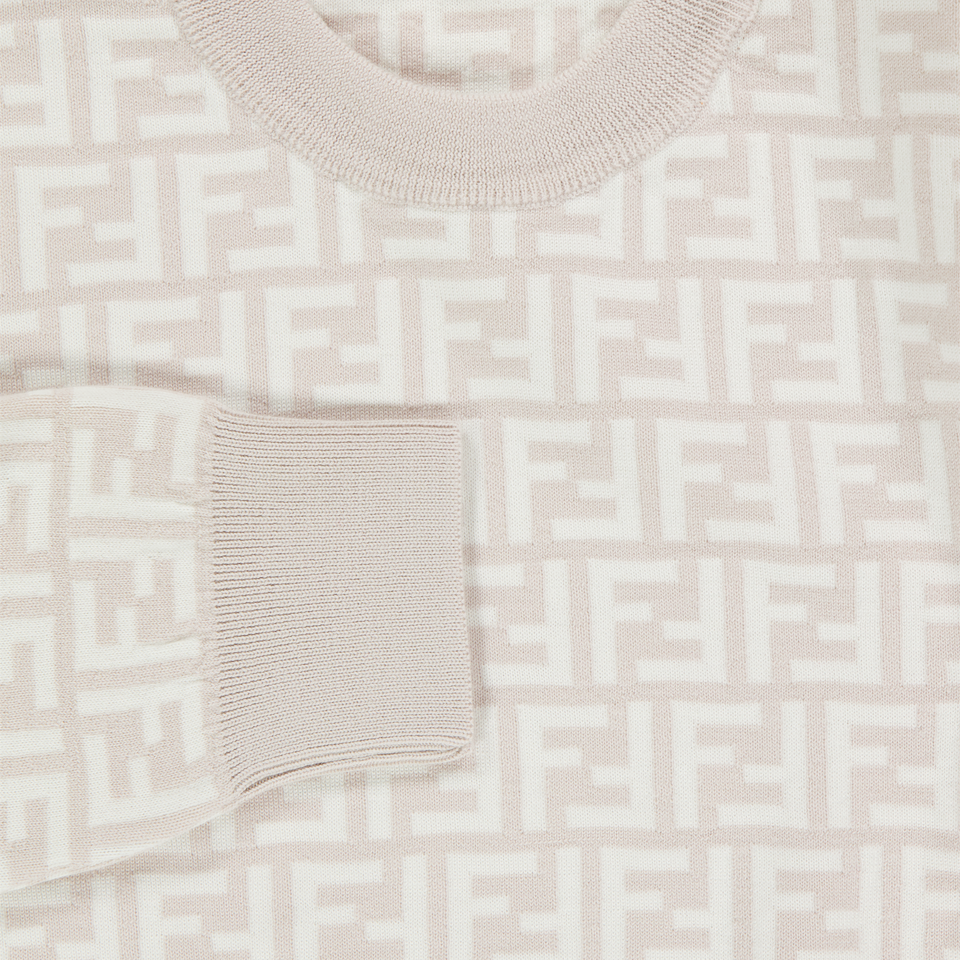 Fendi Enfant Unisexe Pull Gris