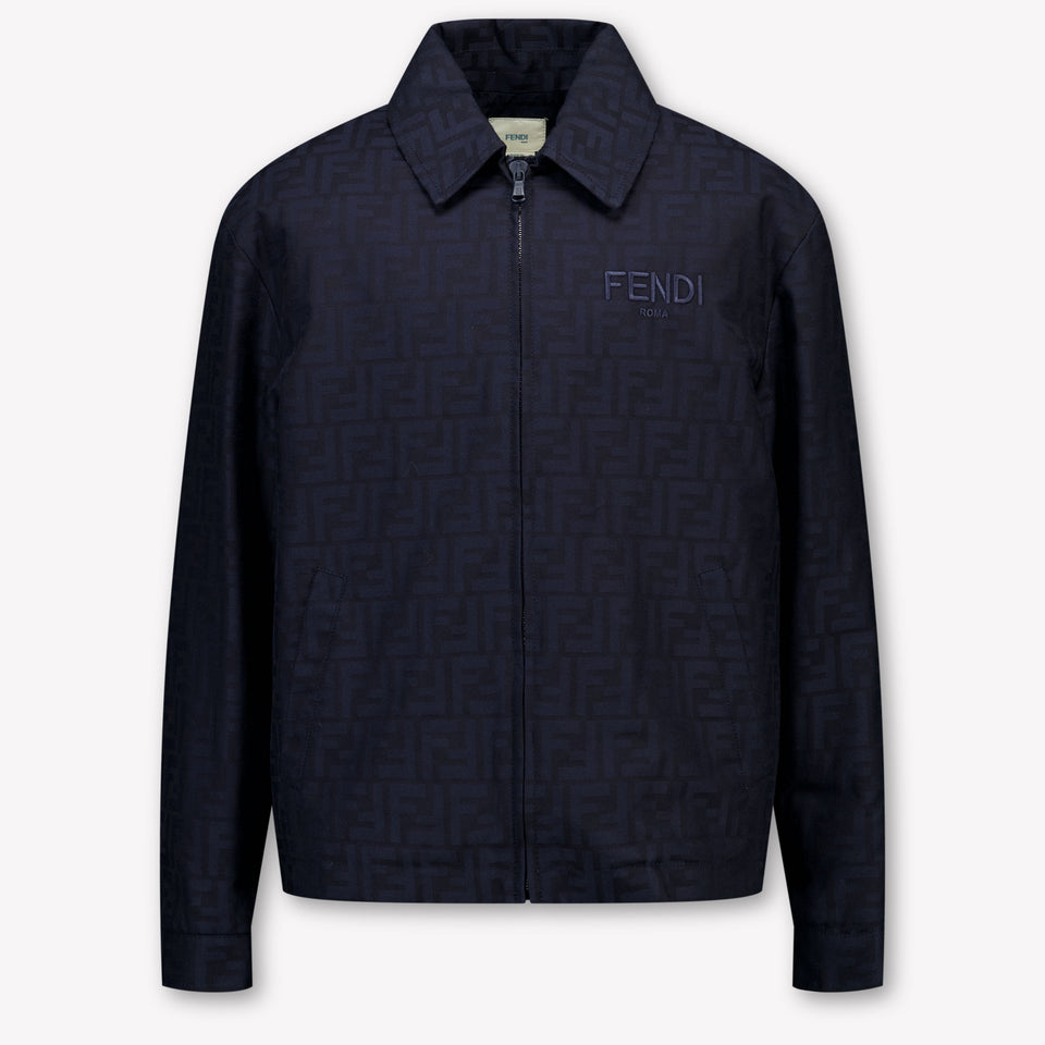 Fendi Kinder Unisex Tussenjas In Navy