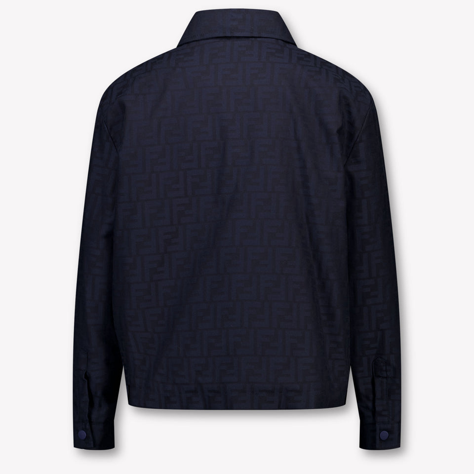 Fendi Kinder Unisex Tussenjas In Navy