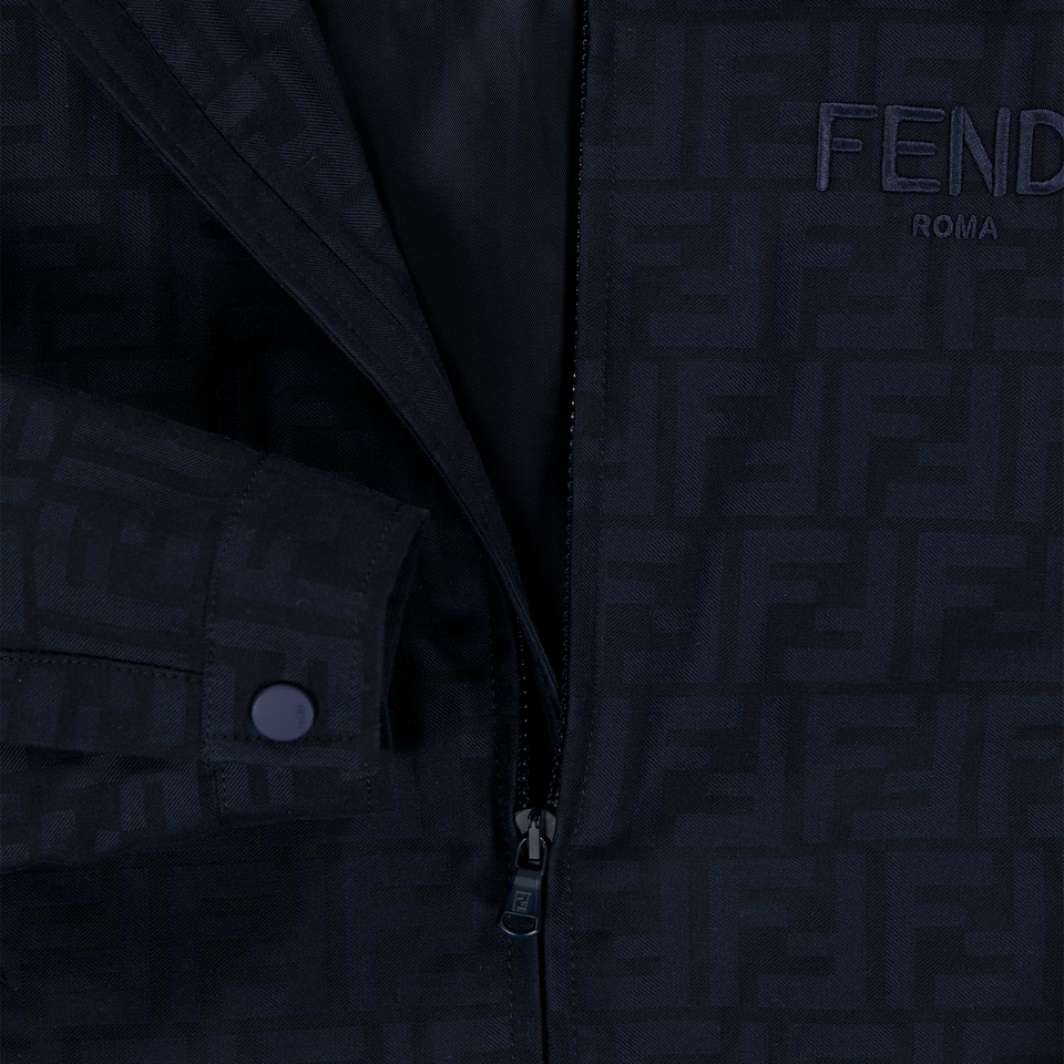 Fendi Kinder Unisex Tussenjas In Navy
