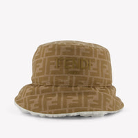 Fendi Unisex -Hut von Kindern Grauweiß