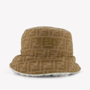 Fendi Unisex -Hut von Kindern Grauweiß