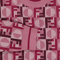 Fendi Enfant Filles Pull Rose