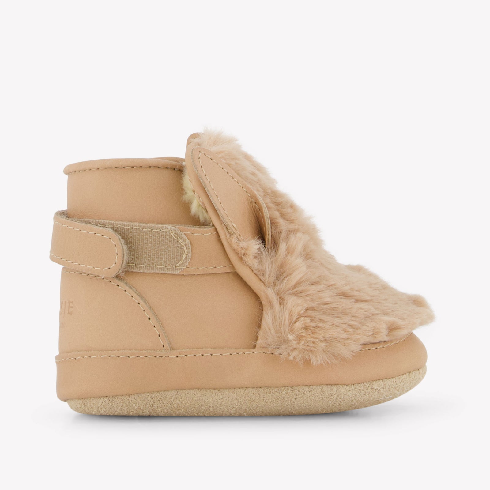 Donsje Amsterdam Fluffy Bunny Baby Mädchen Schuhe Beige