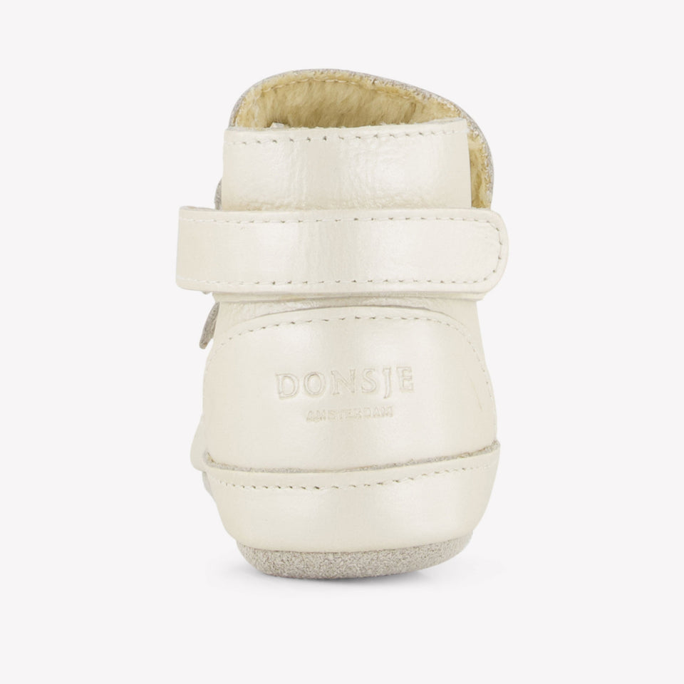 Donsje Amsterdam Cubow Baby Girls Shoes  Silver