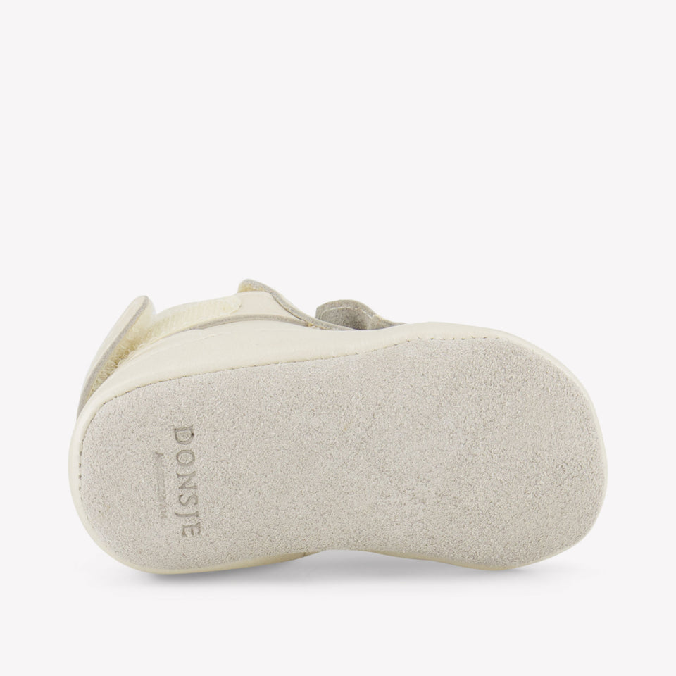 Donsje Amsterdam Cubow Baby Girls Shoes  Silver