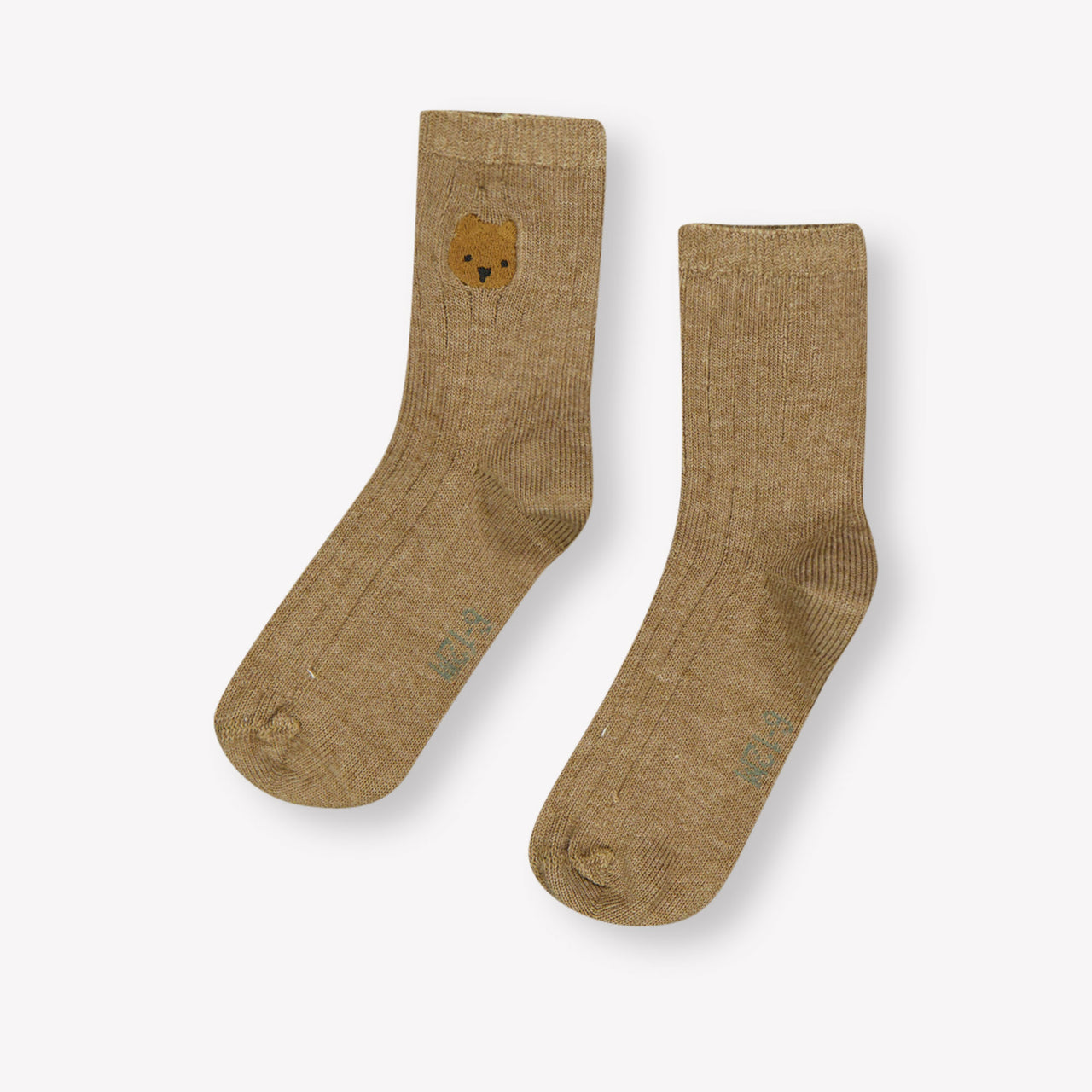 Donsje Amsterdam Bear Baby Unisexe Chaussettes à taupe