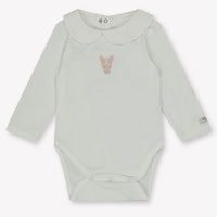 Donsje Amsterdam Unicorn bébé Filles Romper en blanc