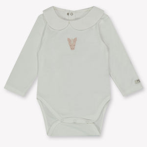 Donsje Amsterdam Unicorn bébé Filles Romper en blanc
