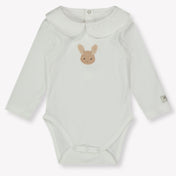 Donsje Amsterdam Bunny Bunny Filles Romper en blanc