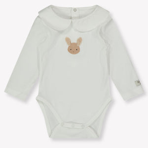 Donsje Amsterdam Bunny Bunny Filles Romper en blanc
