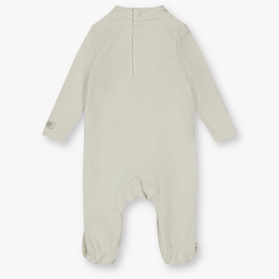 Donsje Amsterdam Baby Unisex Tuta in scatola Off White