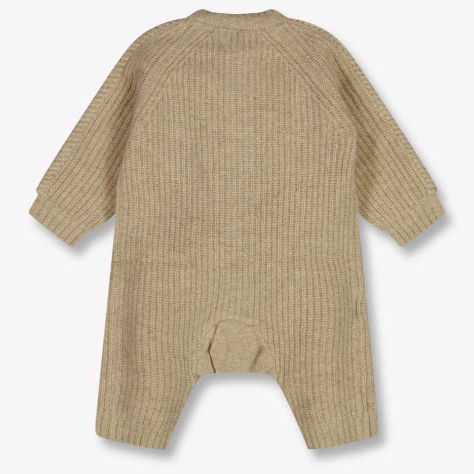 Donsje Amsterdam Baby Unisex Tuta in scatola Beige