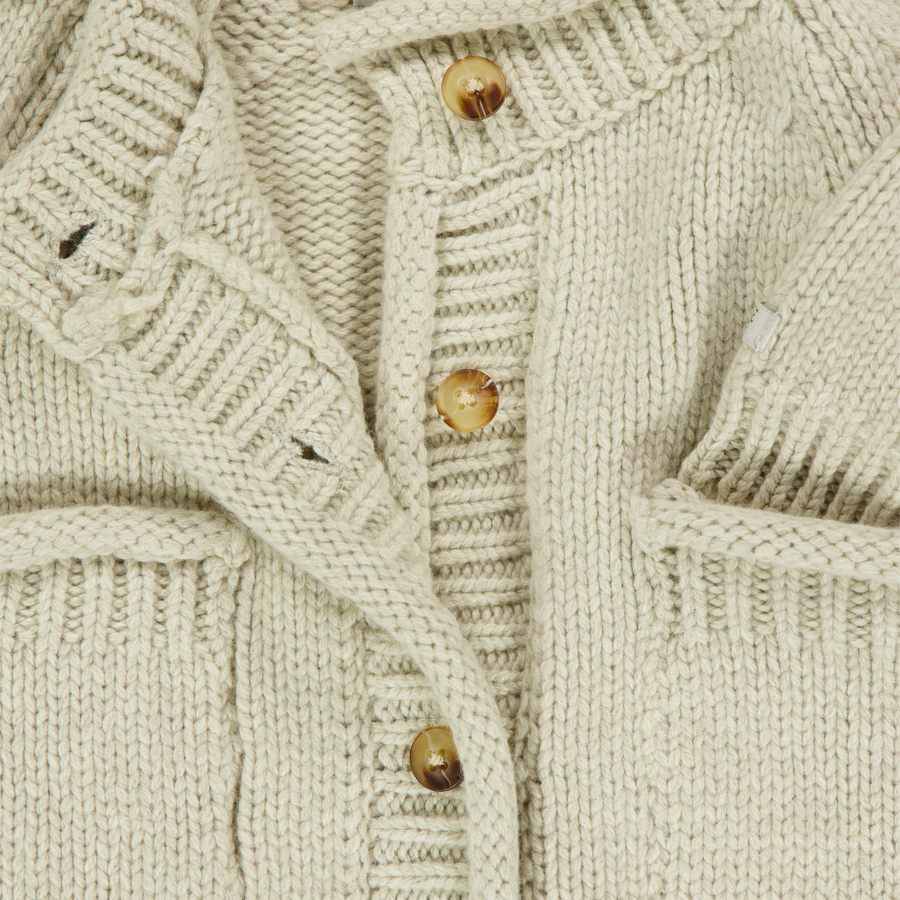 Donsje Amsterdam Baby Unisexe Gilet Beige Clair