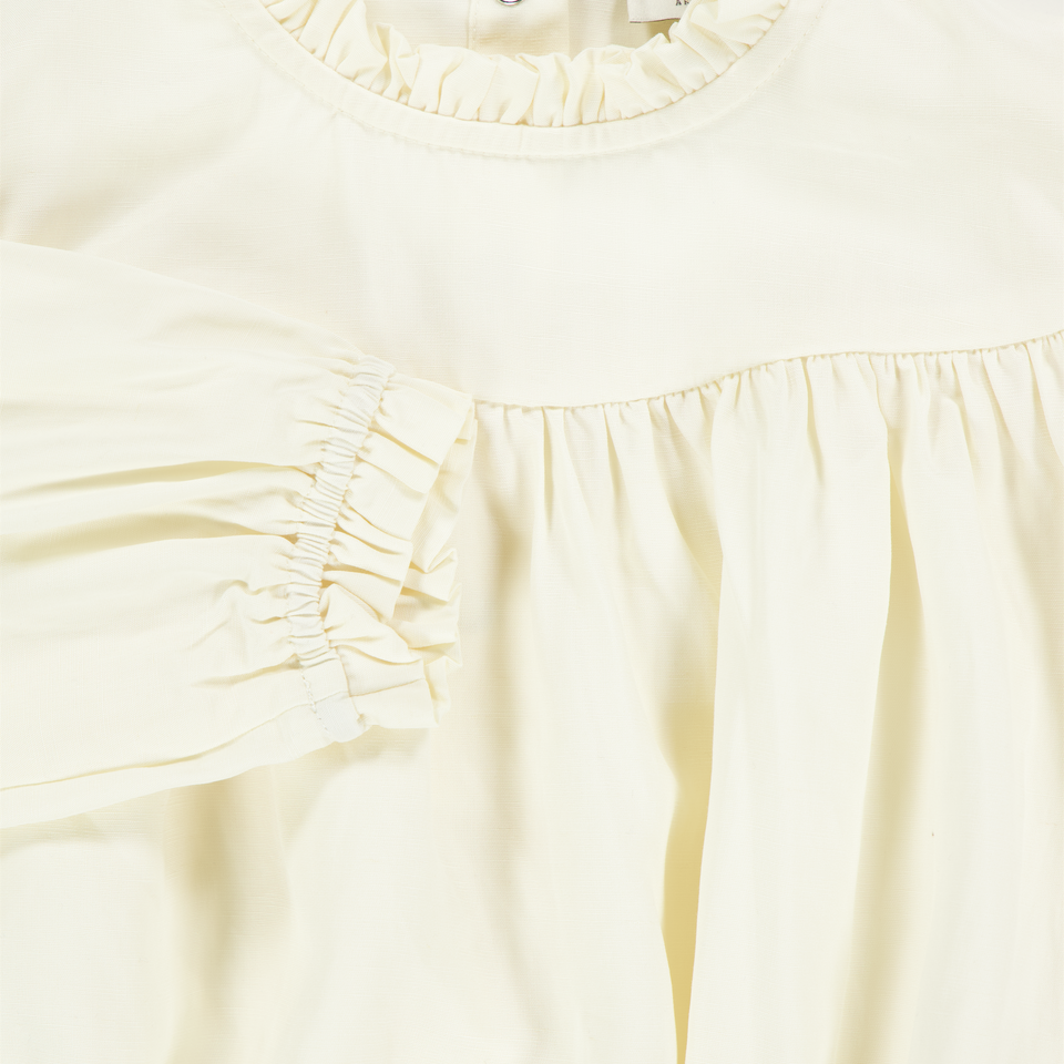 Donsje Amsterdam Baby Ragazze Maglietta dentro Off White