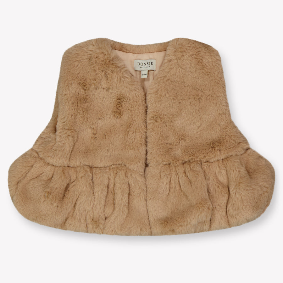 Donsje Amsterdam Nilila bébé Filles Gilets en oud Rose