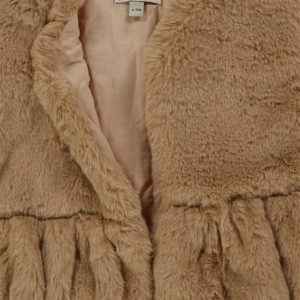 Donsje Amsterdam Nilila Baby Ragazze Gilet in Rosa Antico