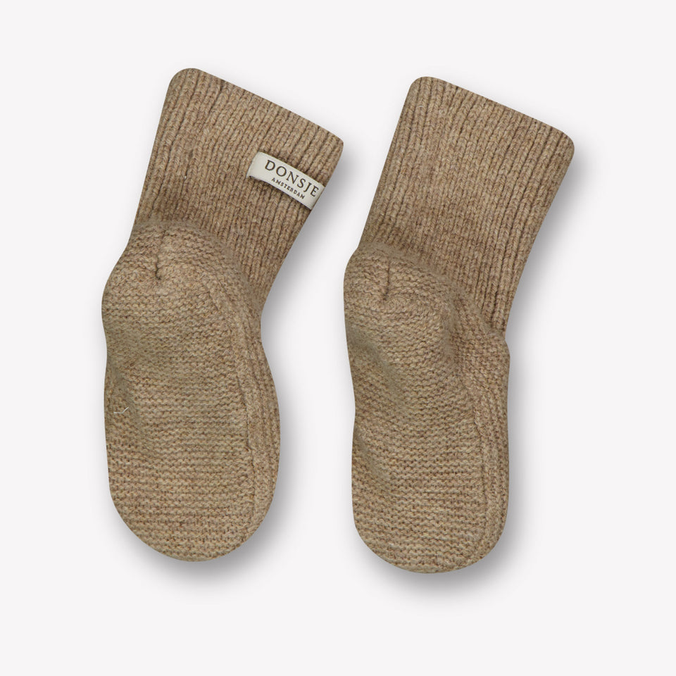 Donsje Amsterdam Bear Baby Unisex Shoes  Beige