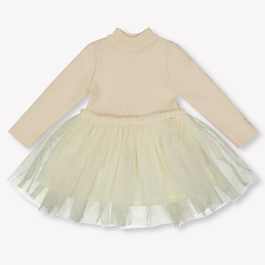 Donsje Amsterdam Lotus Baby Girls Dress in Light Pink