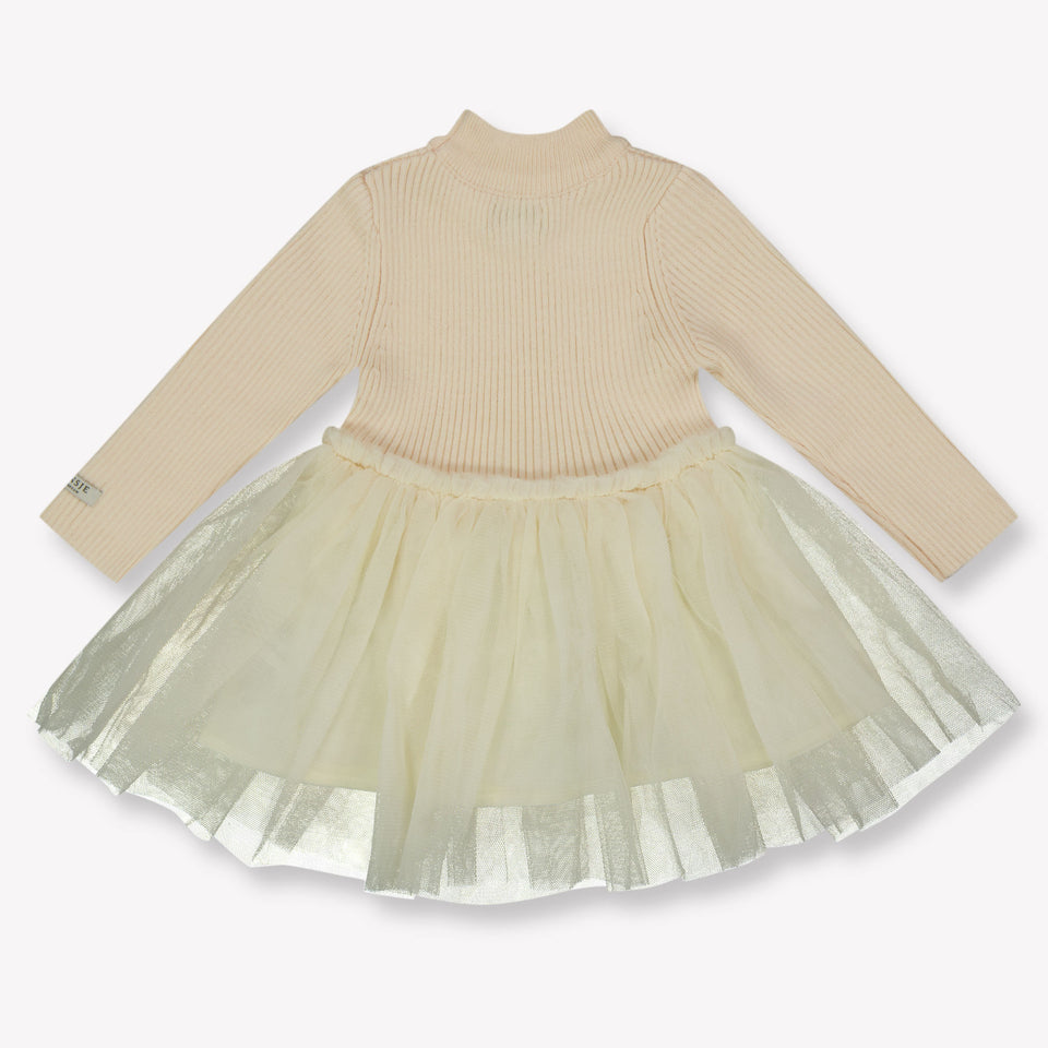 Donsje Amsterdam lotus bebé Chicas Vestido Rosa claro