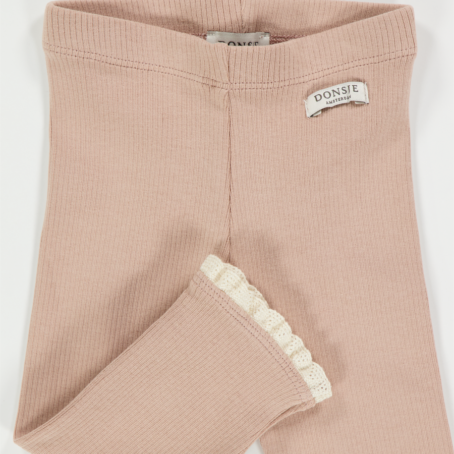 Donsje amsterdam affy bébé Filles Leggings dans l'ancien Rose