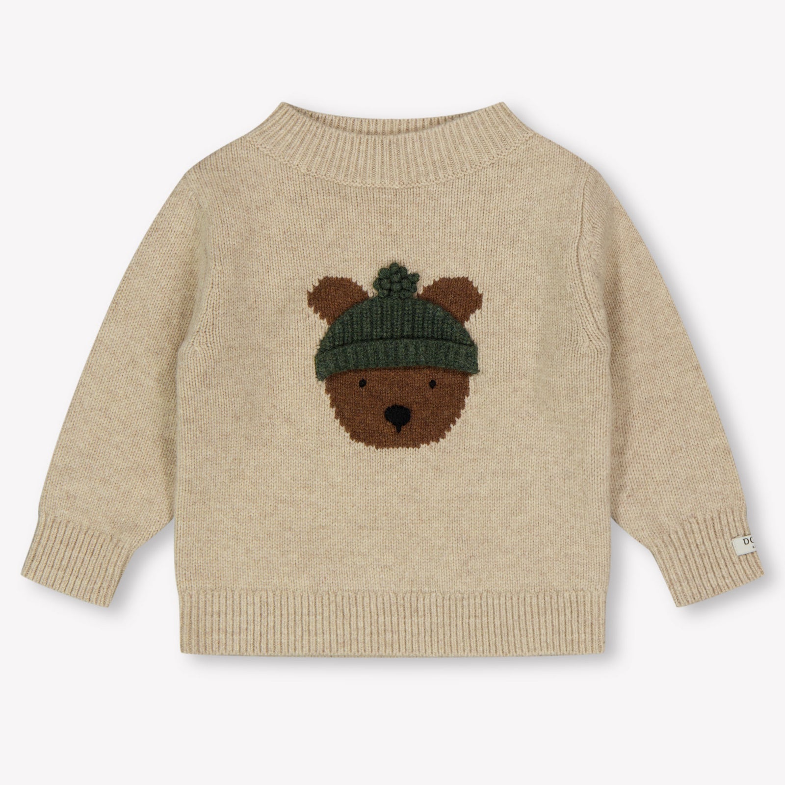 Donsje Amsterdam Bear Baby Jongens Trui In Licht Beige