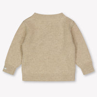 Donsje Amsterdam Bear Baby Garçons Pull Beige Clair