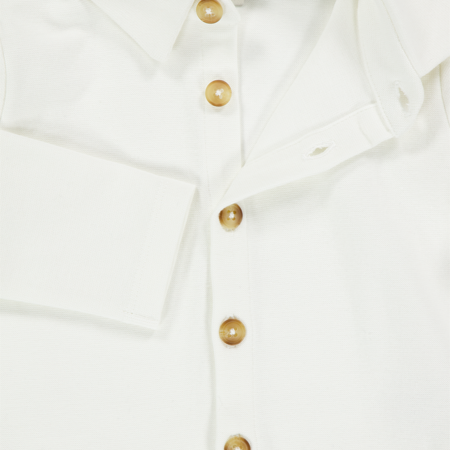 Donsje Amsterdam Baby Garçons Blouse en blanc