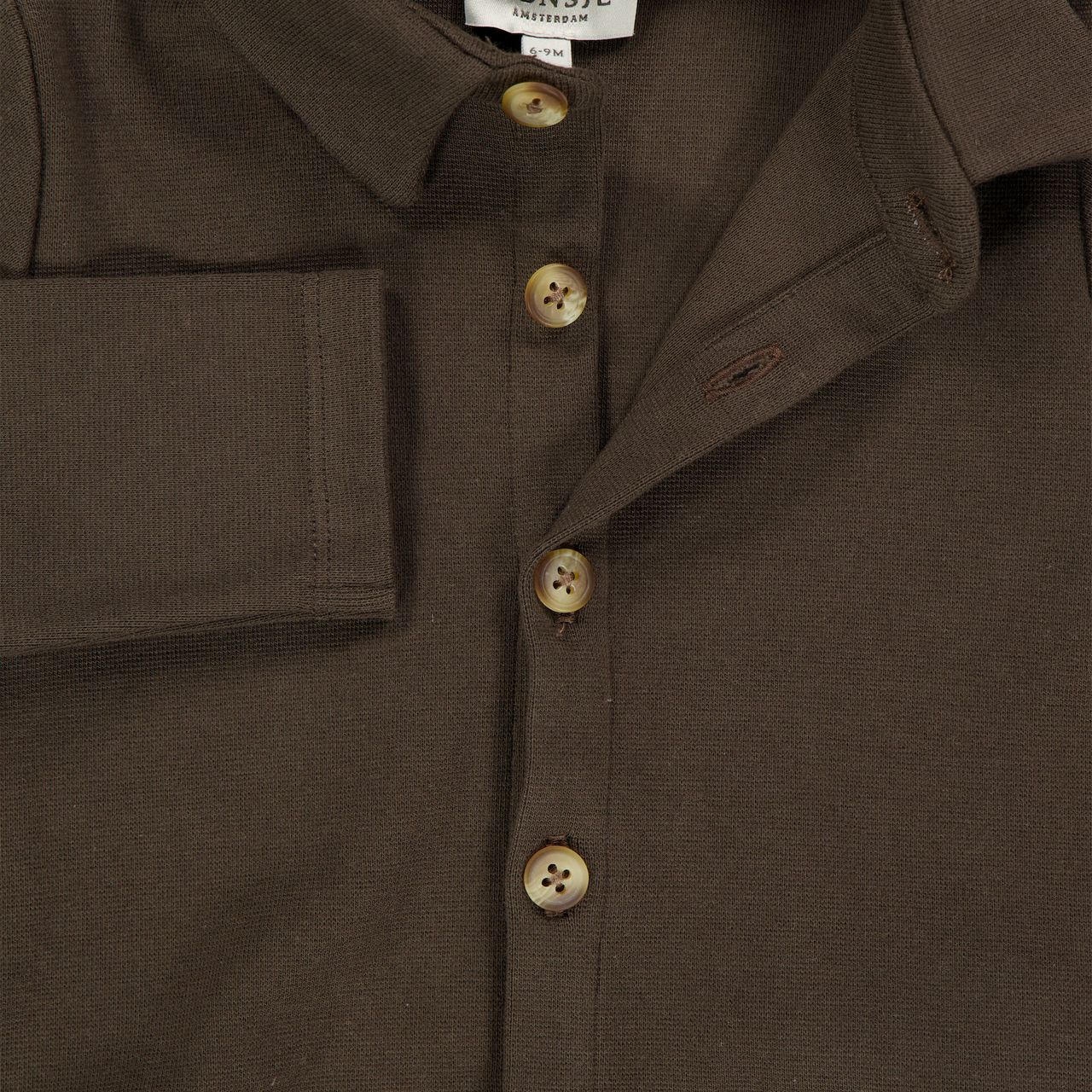 Donsje Amsterdam Baby Jongens Blouse In Bruin
