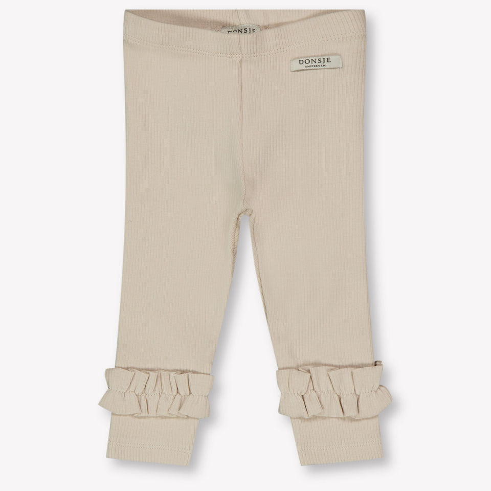 Donsje Amsterdam Marit bébé Filles Leggings Beige Clair