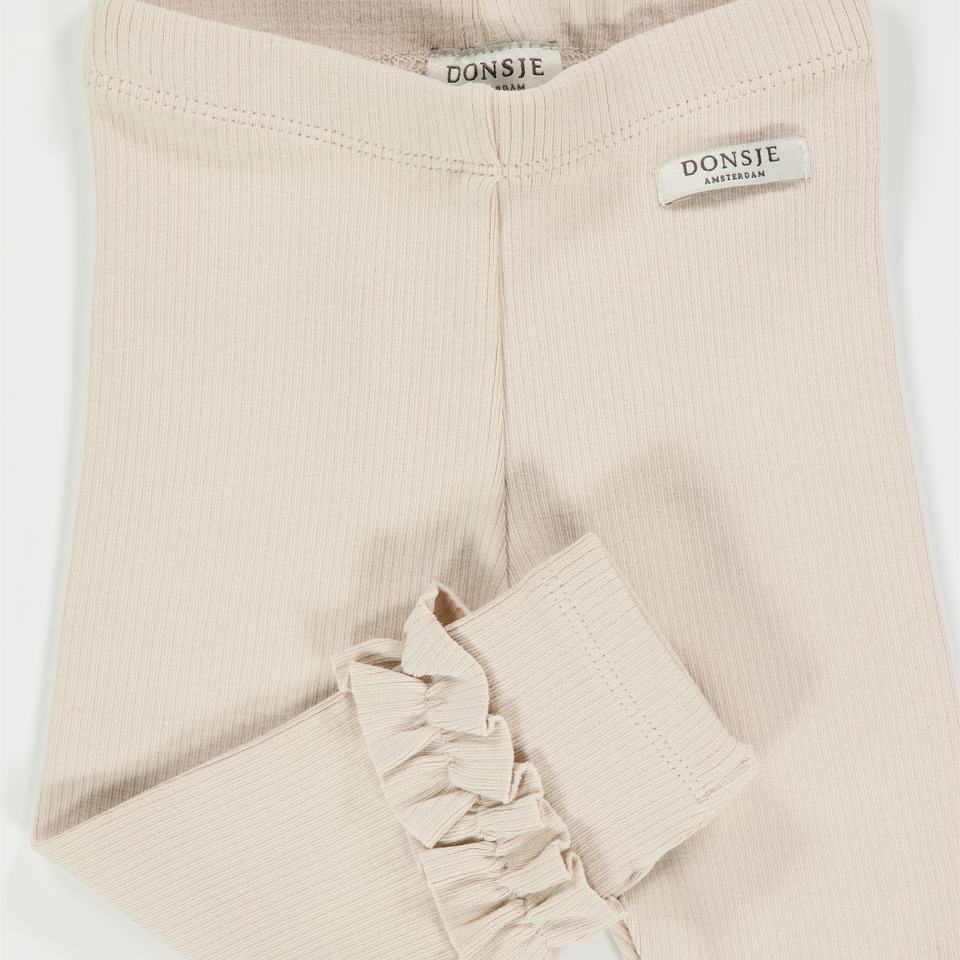 Donsje Amsterdam Marit bébé Filles Leggings Beige Clair