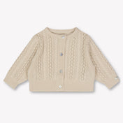 Donsje Amsterdam Danik Baby Mädchen Weste Sand