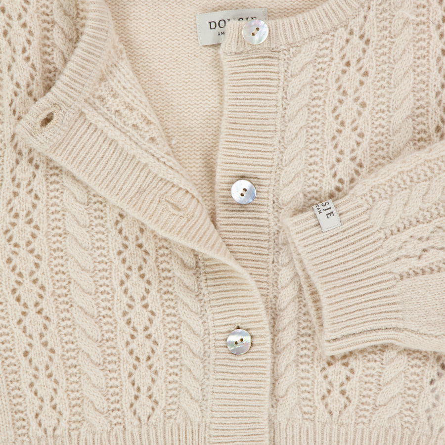Donsje Amsterdam Danik bébé Filles Gilet Sable
