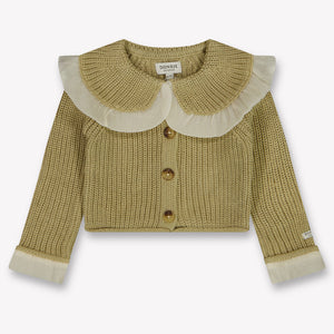 Donsje Amsterdam Zaila bébé Filles Gilet Beige Clair