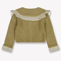 Donsje Amsterdam Zaila bébé Filles Gilet Beige Clair