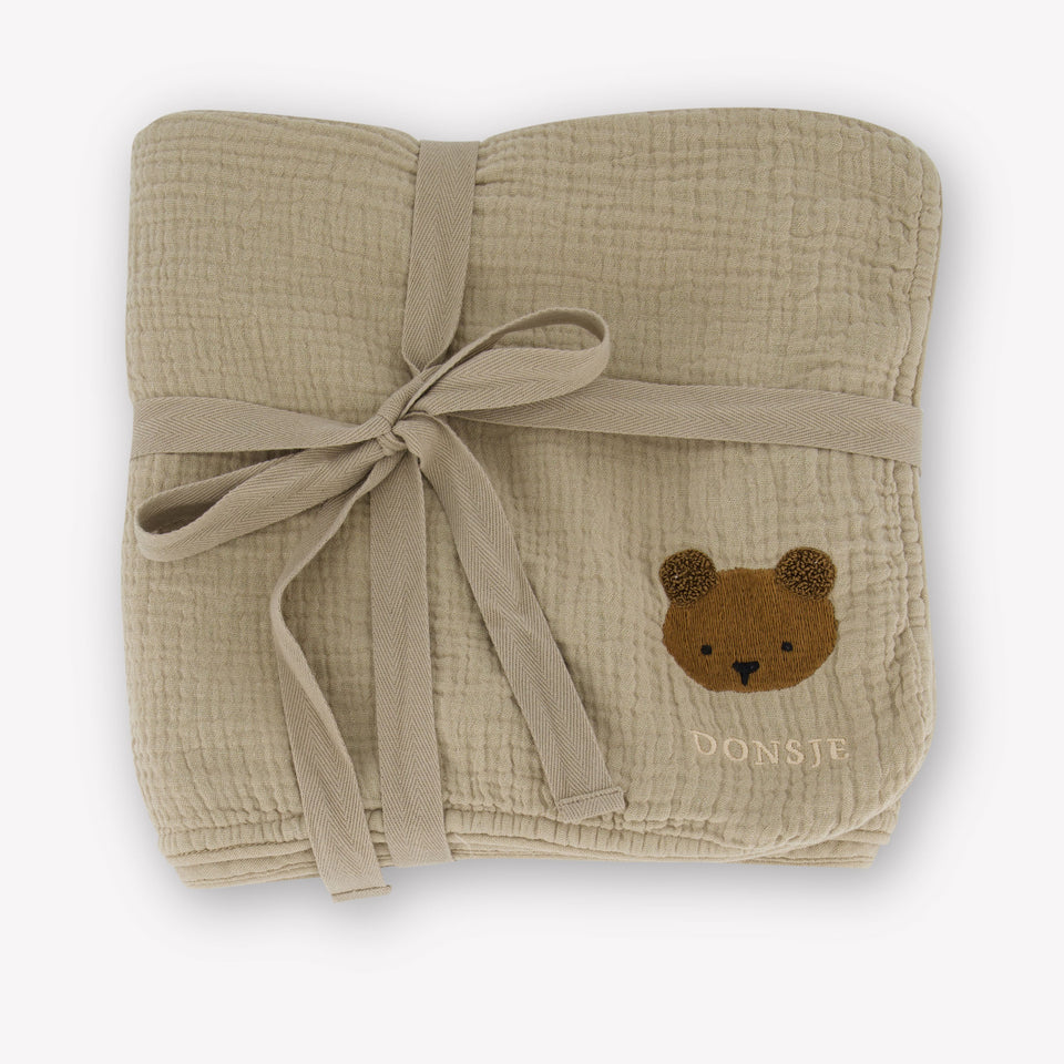 Donsje Amsterdam Bear Baby Unisex Accessorio in Taupe