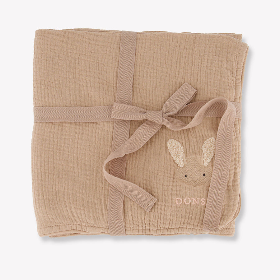 Donsje Amsterdam Fluffy Bunny Baby Ragazze Accessorio in Rosa Antico