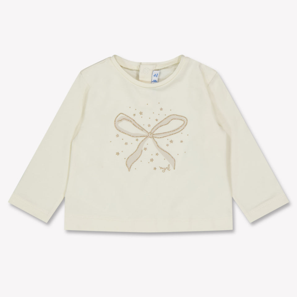 Mayoral Bambino Ragazze Maglietta dentro Bianco