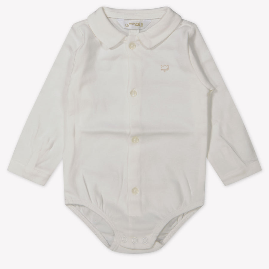 Mayoral Bambino Ragazzi Boder in Off White