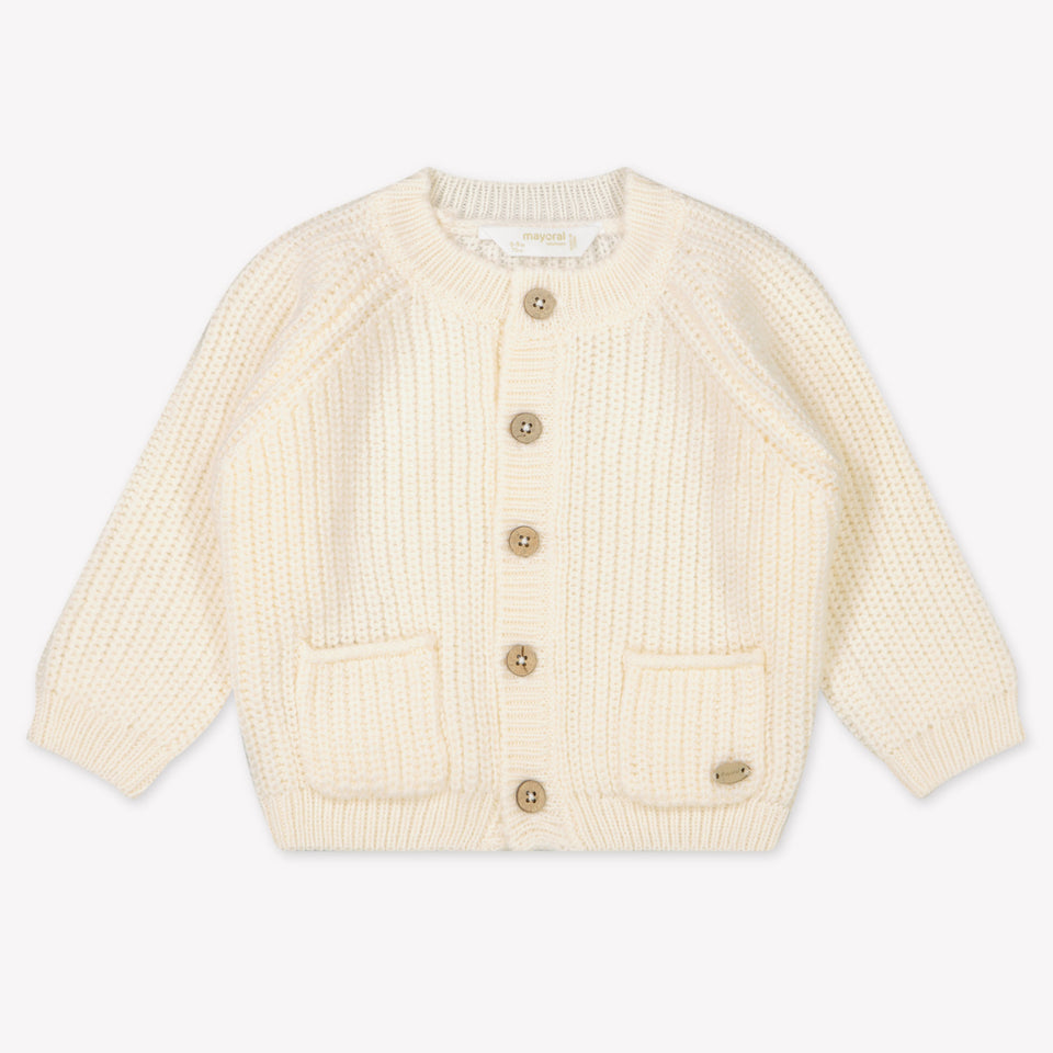 Mayoral Baby Jongens Vest In Licht Beige