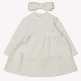 Mayoral Baby Girls Dress  Offwhite