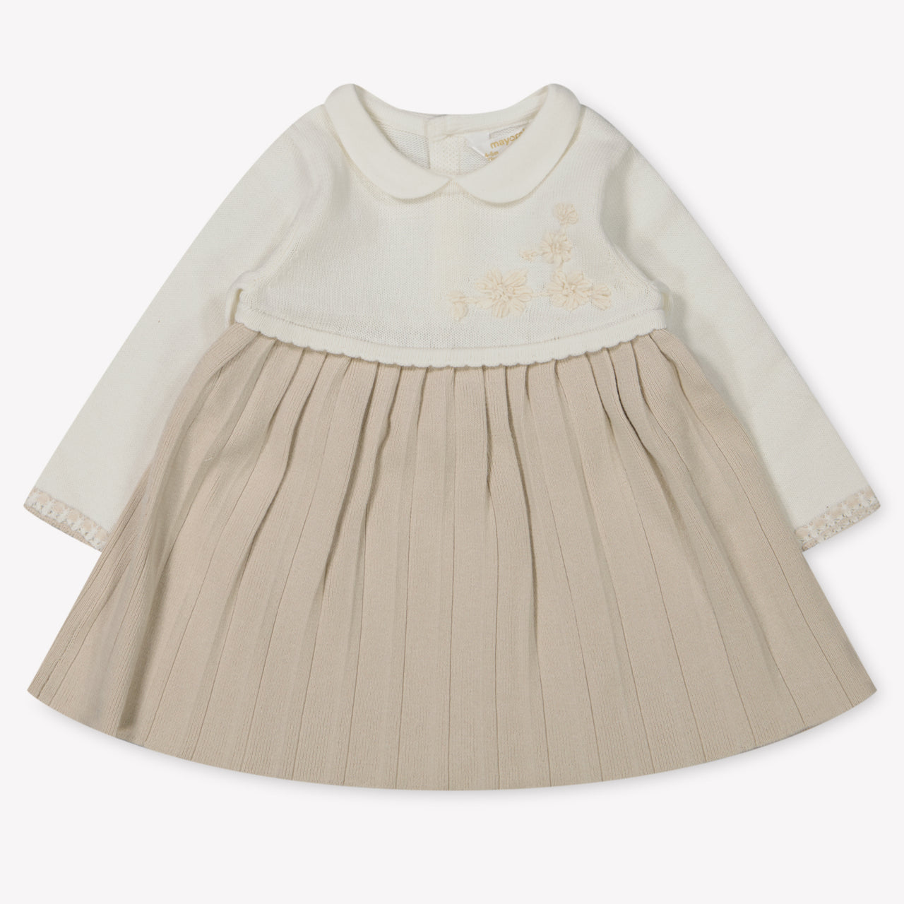 Mayoral Bébé Filles Robe Beige Clair