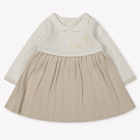 Mayoral Bébé Filles Robe Beige Clair