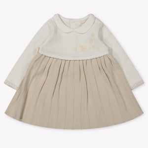 Mayoral Bébé Filles Robe Beige Clair