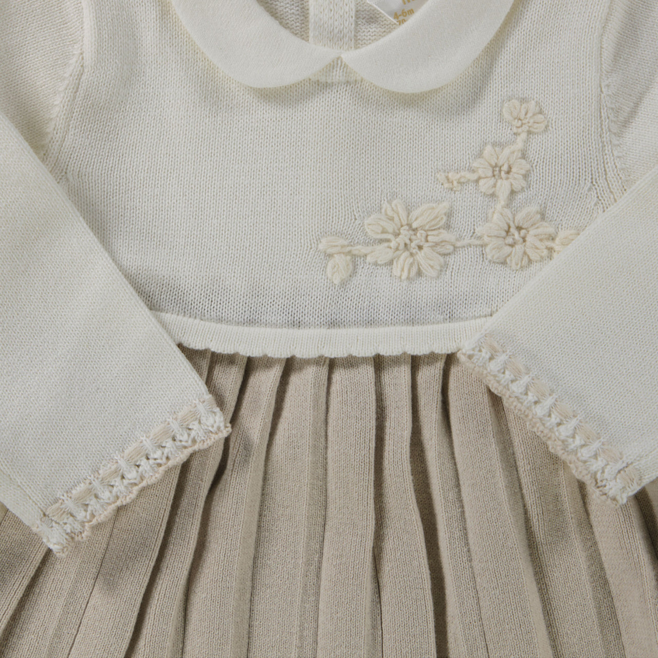 Mayoral Bébé Filles Robe Beige Clair
