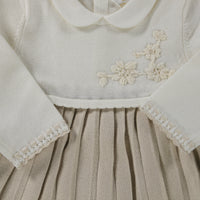 Mayoral Bébé Filles Robe Beige Clair