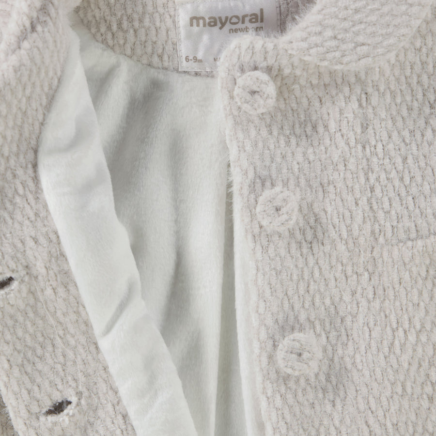 Mayoral Bébé Filles Veste d'hiver en blanc